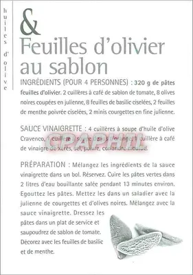 Folhas de oliveira ao sabão — OLIVIERS & CO. — Verso