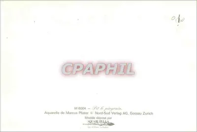 Pit o pingüim — aqua-rellé — Nord-Sud Verlag AG, Gossau Zurich — Verso