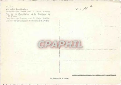 Roma — Via della Conciliazione e Basílica de São Pedro — Verso