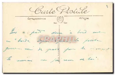 Saint-Malo — A praia e o Castelo — LL. — N° 125 — Verso