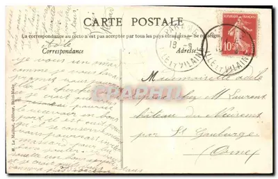 St-Malo - Onda perto do Môle — H. Le MailloL, editor, n°50 — Verso