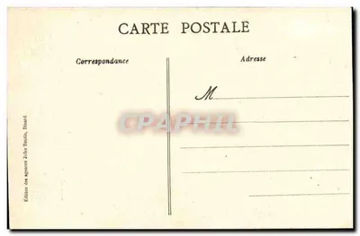 Dąb Zielony — Wieża La Rance z pokładu wędrówkowych łodzi z Dinard — Wydawnictwo Jules Boutin, Dinard — Rewers