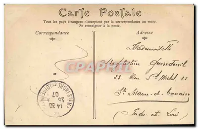 Châteauroux. Liceum, widok z Ogrodu Publicznego — ND Phot. — n°5 — Rewers