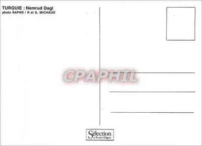 Nemrud Dagi — estátuas egípcias e águias — foto RAPHO / R e S. MICHAUD — Verso