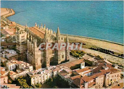 Palma (Baleares) — Catedral vista aérea — NEVCOLOR AE-11