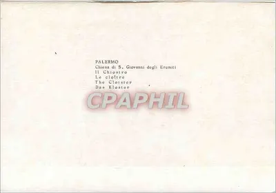 Palerme — Kościół św. Jana Eremitów i kloster — Rewers