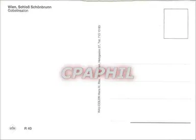 Wiedeń, Zamek Schönbrunna — Salony Gobelina — R 40 — Rewers