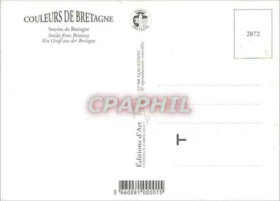 Lächeln der Bretagne — Kunstausgaben, Nr. 2872 — Rückseite