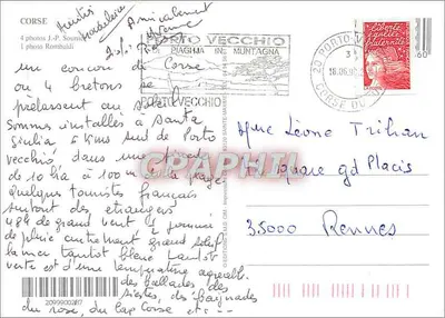 Amitiés de CORSE — 5 zdjęć — Wydawnictwo A.D. CMA — Rewers