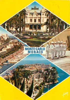 Monte-Carlo, Mônaco — vista panorâmica e guardas — editor Yvon, n° 10/597