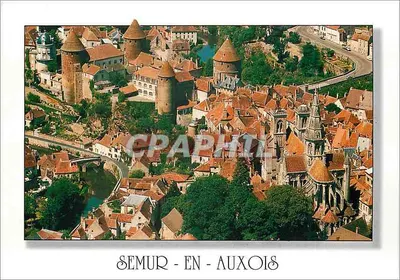 Semur-en-Auxois — vista aérea — Edição Estel-Blois