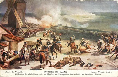 Bataille de Valmy — Collection des chefs-d'œuvre de nos Musées — Deschiens, Éditeur