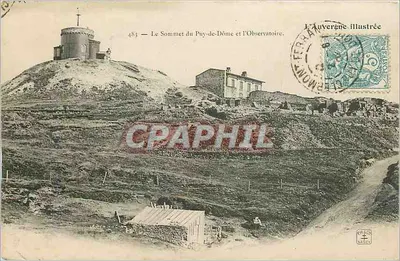 O Cume do Puy-de-Dôme e a Observatórios — L'Auvergne ilustrada, n° 483