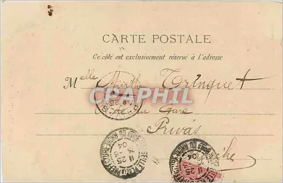 Marseille: Notre-Dame-de-la-Garde — uitzicht op de basiliek en het pad van de Garde, uitgever M. 95 — Achterkant