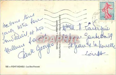Font-Romeu — Les Bouillouses — Photo Perpignan Editions — Back