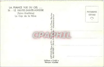 O Cabo da Hève — Seine-Maritime — Éditions Gaby — Verso