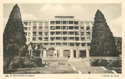 Divonne-les-Bains — O Hotel do Golfe — editor Cie des Arts Photomécaniques, Paris