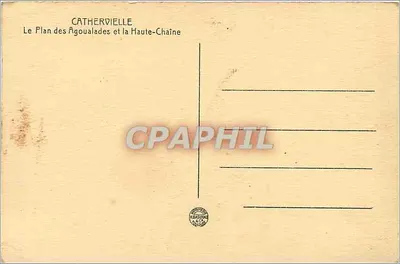 O Plano das Agoualades e a Alta-Cadeia — CATHERVIELLE — Verso