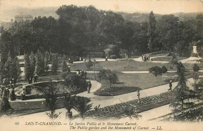 Saint-Chamond — O Jardim Público e o Monumento Carnot — LL. n°46