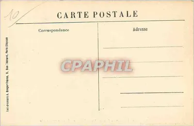 La Cordelière - Fachada principal — Os Castelos da Aube — Ch. Gris, editor, Troyes - Reprod. interd. — Verso