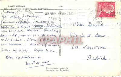 Place Bellecour — Lyon — editor Cim — Verso
