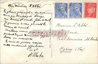 Agen — Vista geral tirada de Bellevue — Moulins de St Georges — editor Agen, n°1 — Verso