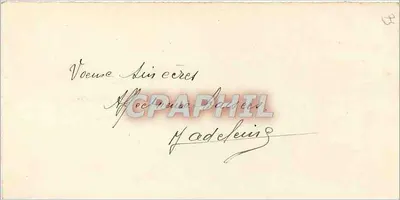 Castelo nevado — carta de boas-vindas — Alemanha — Verso