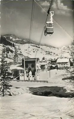 La Clusaz — Estação de partida do Teleférico de Beauregard — Edição Anney
