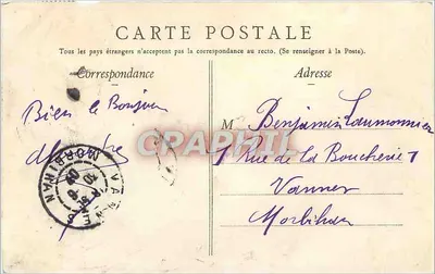 Camp de SISSONNE (Aisne) — Através das Tendas — Ruët irmãos, Sissonne (Aisne) — Verso