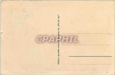 Funicolare del Pic du Jer - Stazione superiore — Lourdes — editore C.A. n. 140 — Verso
