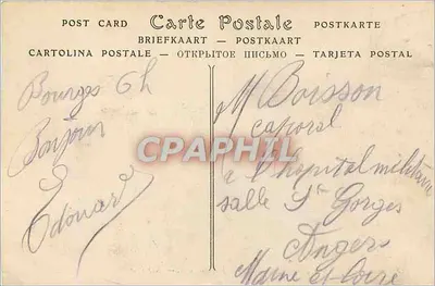 Bourges — Ogólny widok z Pałacu Jacques-Cœur — ND Fot. — Rewers