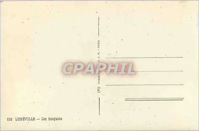 Lunéville — Os bosques — REAL-MOTO C.A.P. - PARIS — Verso