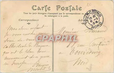Catedral de Bayeux — Portal meridional — ND Phet, n°11 — Verso