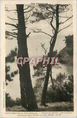 Passeio da Falaise — Pensionato de Família "Les Corbières" — Saint-Servan-sur-Mer (Bretanha)