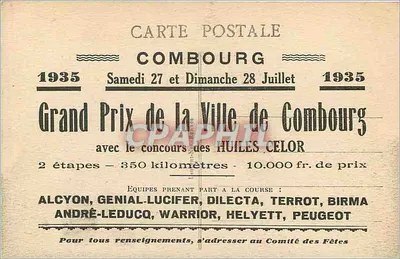 Combourg - Zamek — nieznany wydawca, nr 2518 — Rewers