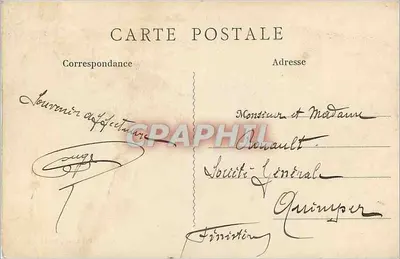 Dinan (C.-du-N.) — Castello della Duchessa Anna — Editore J. Passemard, Dinan — Verso