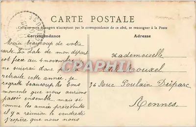 Boussac - As Pedras Jaumathres - O Berço do Diabo — B.R. PARIS n°19 — Verso