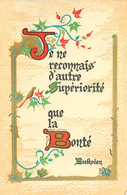 Beethoven — Citação sobre a bondade — Roussel Rouen J3