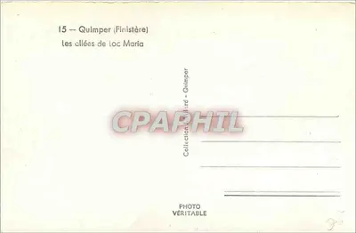 Quimper (Finistère) — as alamedas de Loc Maria — editor Job — Verso