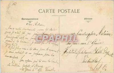Versailles - Les Rochers à Trianon — Collection des Galeries Modernes — n°49 — Verso