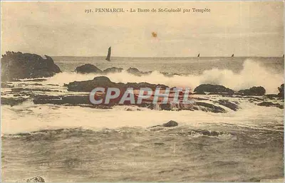 Penmarch - A Barre de St-Guénolé sob Tempestade — edição n°291
