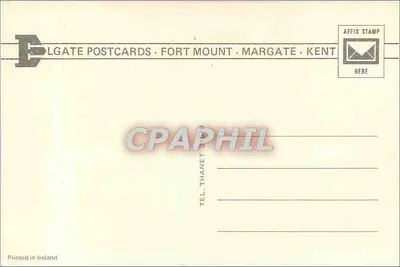 Katedra w Canterbury — widok z lotu ptaka — Wydawca: Tel. Thanet, nr serii ET.5331R — Rewers