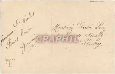 Arranjo de gládios — natureza morta — E.L. Paris — Verso