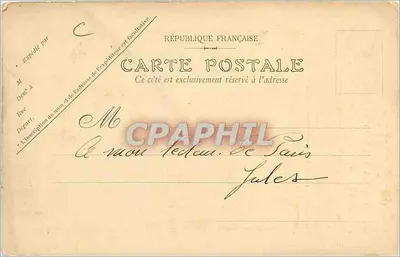 Mężczyzna w stroju trzymający gazetę — La Robinière de Paris — nieznany wydawca — Rewers