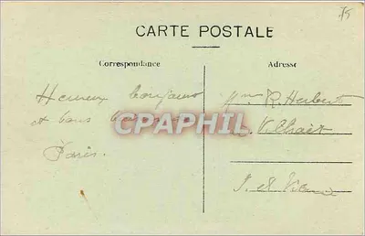Paryż — Gare Saint-Lazare — Cour de Rome — C. M. — Rewers