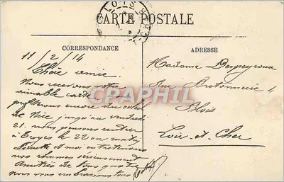 Nice — A Promenade dos Ingleses e o Hotel Negresco — LL. Selecta — Verso