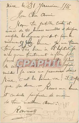 Costa do Azul — Nice — Hotel Imperial — 100 — Verso