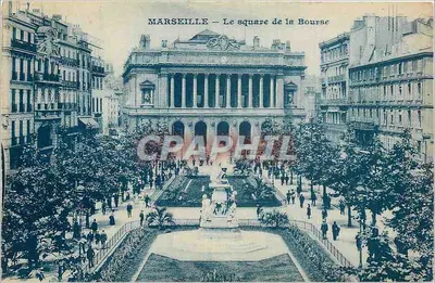 MARSEILLE — O square da Bourse — editor não identificado