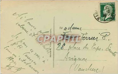 Marseille - La Corniche. Marégraphe. - R.V. — Rewers
