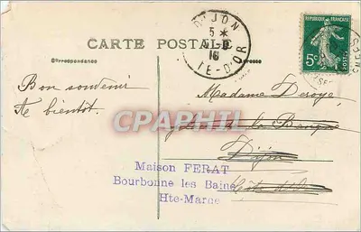 Biarritz-Moderne — Os dois Casinos e a Praia — A.S. n°83 — Verso